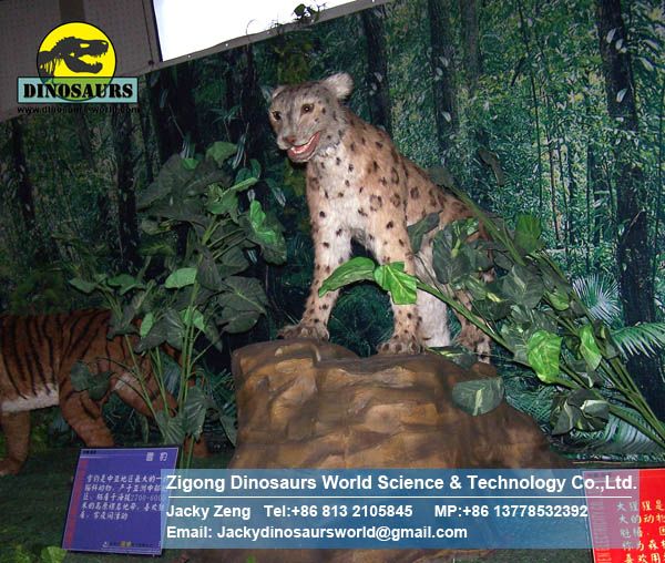 Theme park animatronic exhibition  ( Snow Leopard ) DWA008