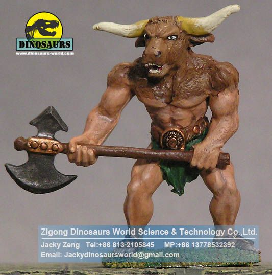 Kids like Cartoon character in moive animatronic Minotaur  DWC009