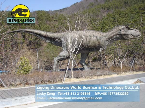 Outdoor Amusement park animatronic dinosaurs ( Tyrannosaurus rex ) DWD048