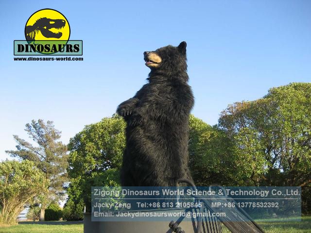 Christmas decoration Artificial fiberglass black bear DWA092