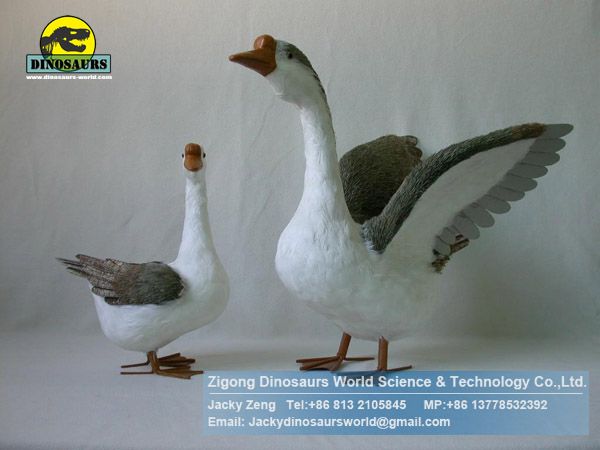 Shopping mall decoration model animatronic swan DWA041