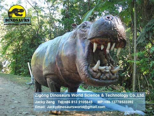 Animal Park animatronic funny toys baby Hippo DWA043