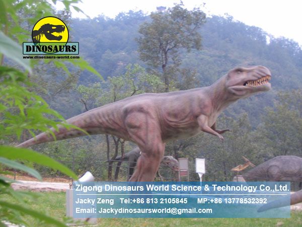 Children ride playground equipment animatronic dinosaur (T-rex) DWD099