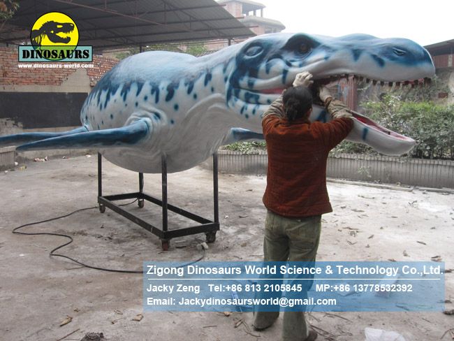 New Animatronic dinosaurs Liopleurodon in dinosaurs factory DWD035-1