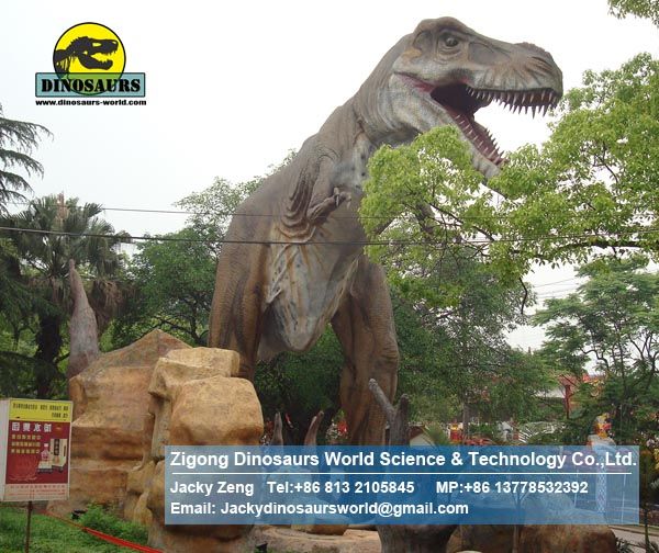 Outdoor playground equipment exhibition animatronic dinosaur DWD067 