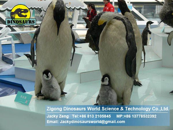 Playground equipment animatronic Shopping Mall animals Penguin DWA028