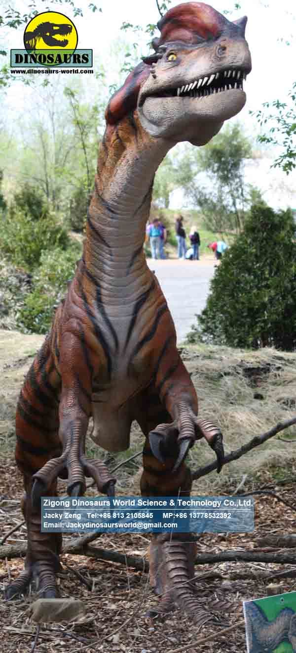 Outdoor dinosaurs model look dinosaurs dilophosaurus DWD137