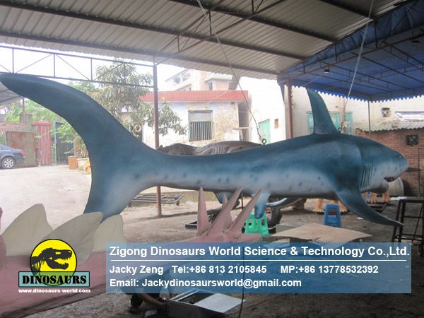 Life size Robotic Shark animatronic animals DWA024-1