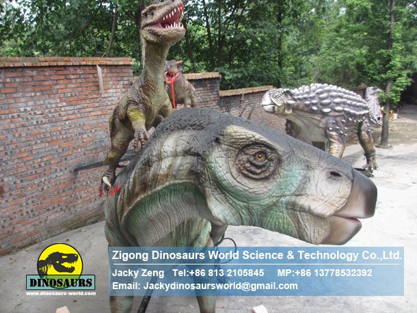 Children playground equipments dinosaur crafts( Iguanodon ) DWD056-2