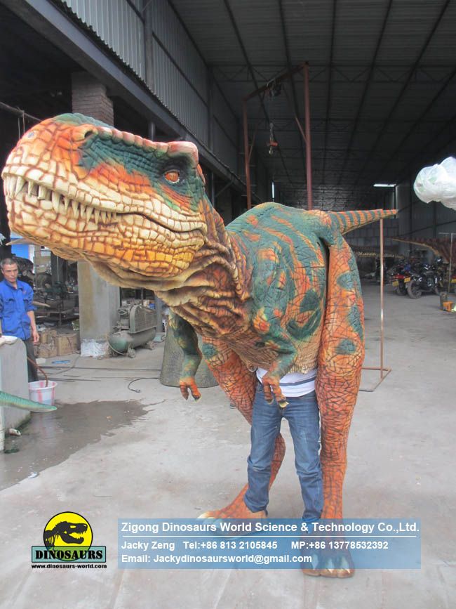 Realistic life size dinosaur costume jurassic park DWE3324-2