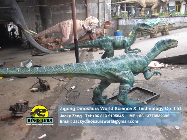 Jurassic world model,coelophysis in factory DWD006-2