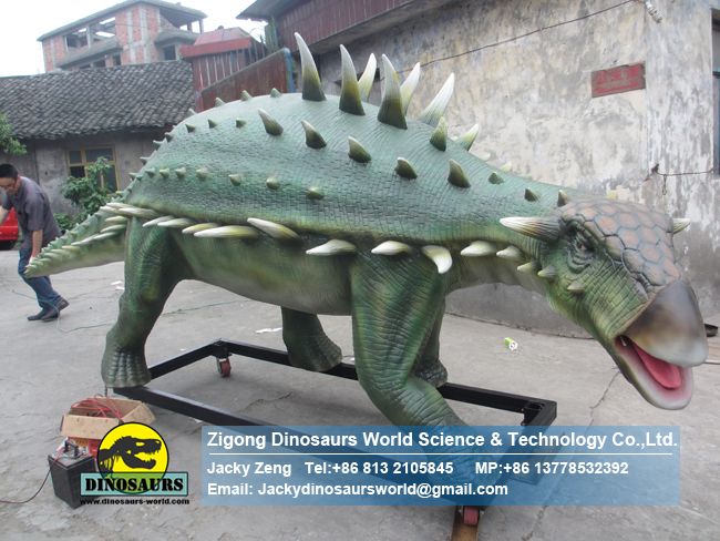 Jurassic world life size robotic Polacanthus robo dinos DWD013-1