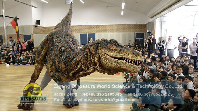 High quality life size animatronic robotic dinosaur costume DWE3324-11