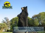 Christmas decoration Artificial fiberglass black bear DWA092