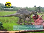 Animatronic Dinosaurs taking the food (Spinosaurus) DWD192