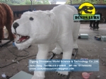 Life size Mechanical polar bear Animal Replica DWA117